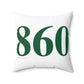 860 Spun Polyester Square Pillow Lucky Green – St. Patrick’s Day