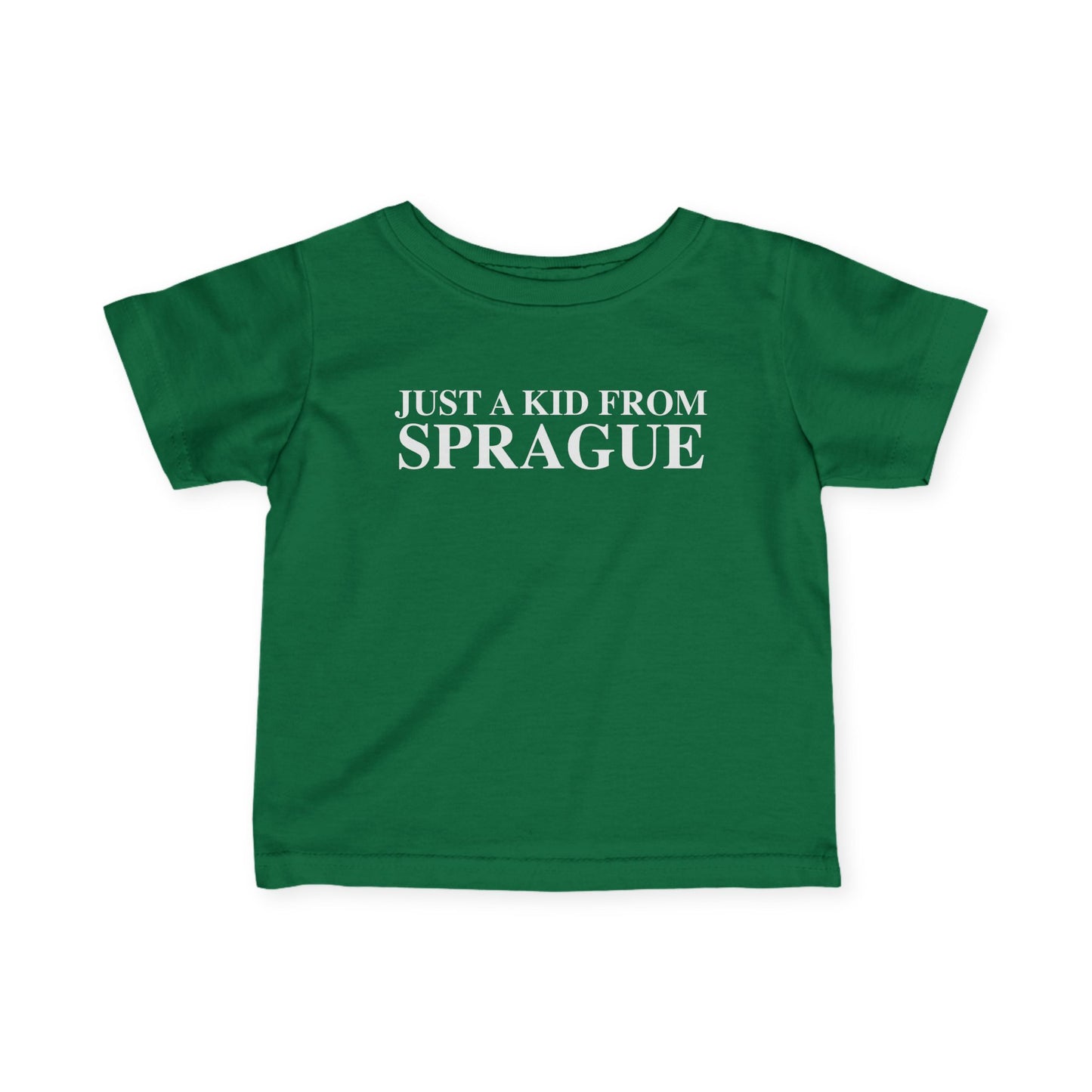 Just a kid from Sprague Infant Fine Jersey T-Shirt