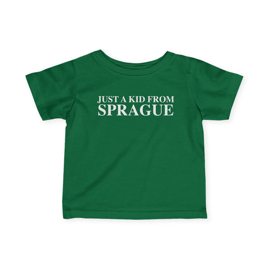 Just a kid from Sprague Infant Fine Jersey T-Shirt