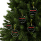 Rowayton is My Happy Place Glass Ornaments