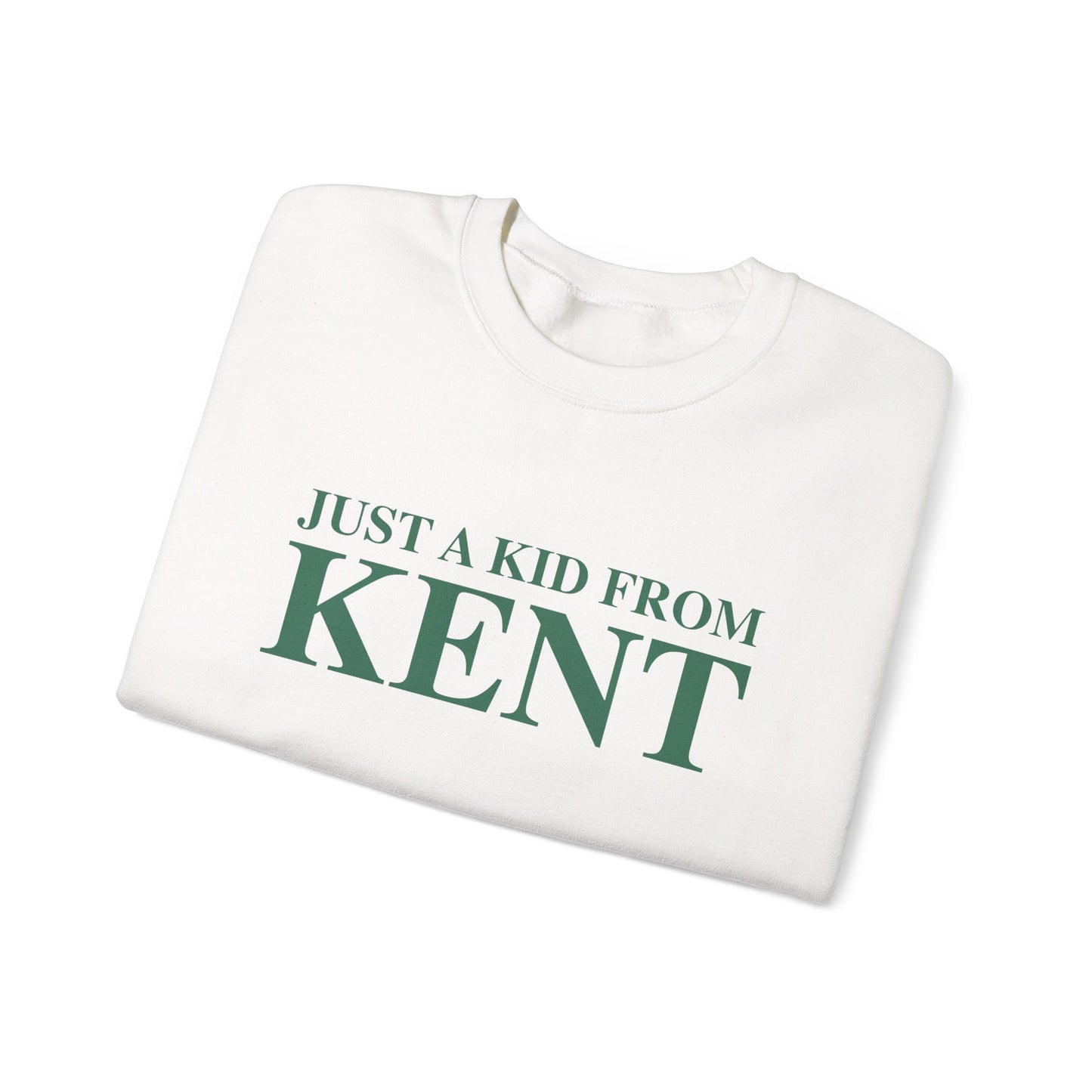Just a kid from Kent Unisex Heavy Blend™ Crewneck Sweatshirt