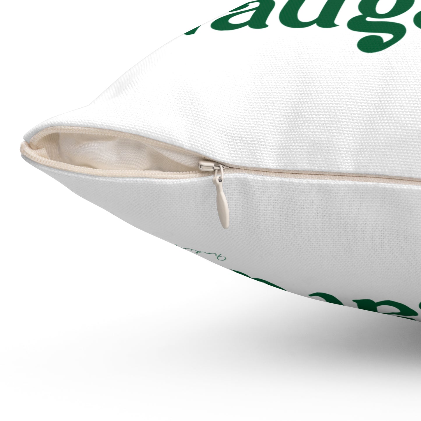 I Clover Naugatuck Spun Polyester Square Pillow