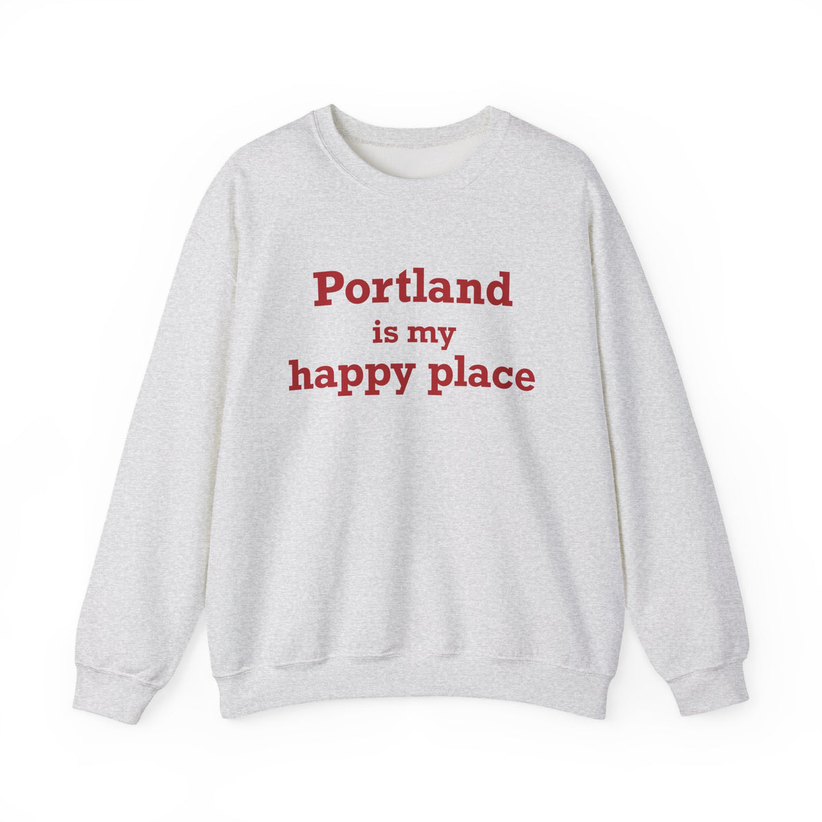 Portland is My Happy Place Unisex Heavy Blend™ Crewneck Sweatshirt
