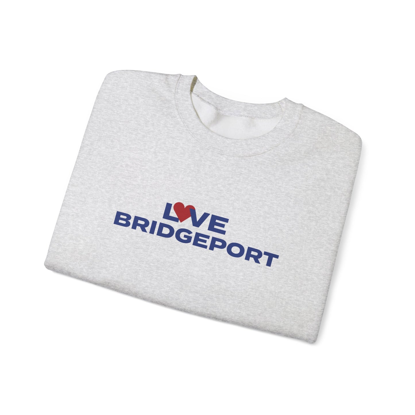 Love Bridgeport Unisex Heavy Blend™ Crewneck Sweatshirt