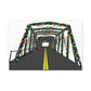 Saugatuck Bridge Lights Matte Canvas, Stretched, 1.25"