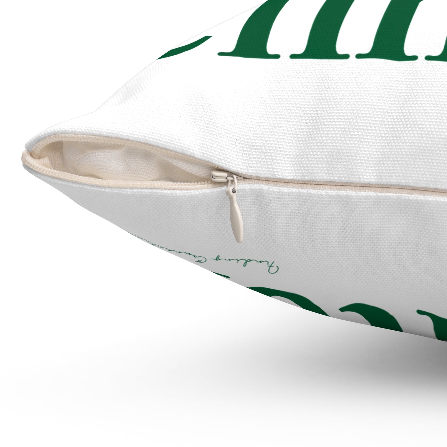 I Clover Clinton Spun Polyester Square Pillow