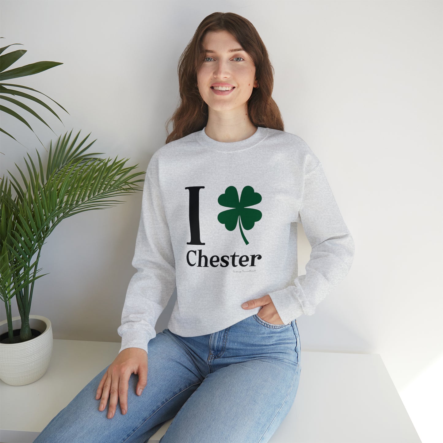 I Clover Chester Unisex Heavy Blend™ Crewneck Sweatshirt