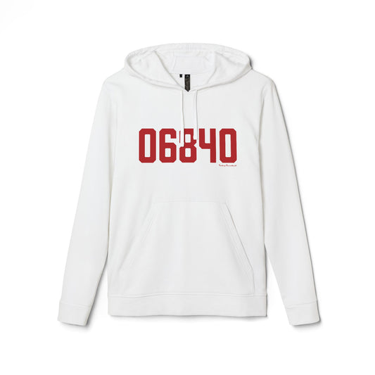 06840 New Canaan Connecticut Zip Code adidas Unisex Fleece Hoodie Sweatshirt