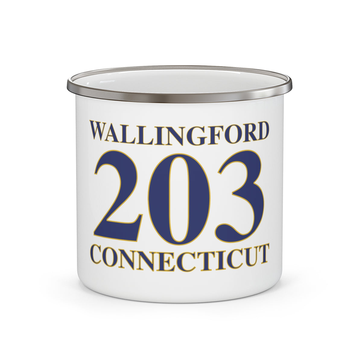 Wallingford 203 Connecticut Enamel Camping Mug