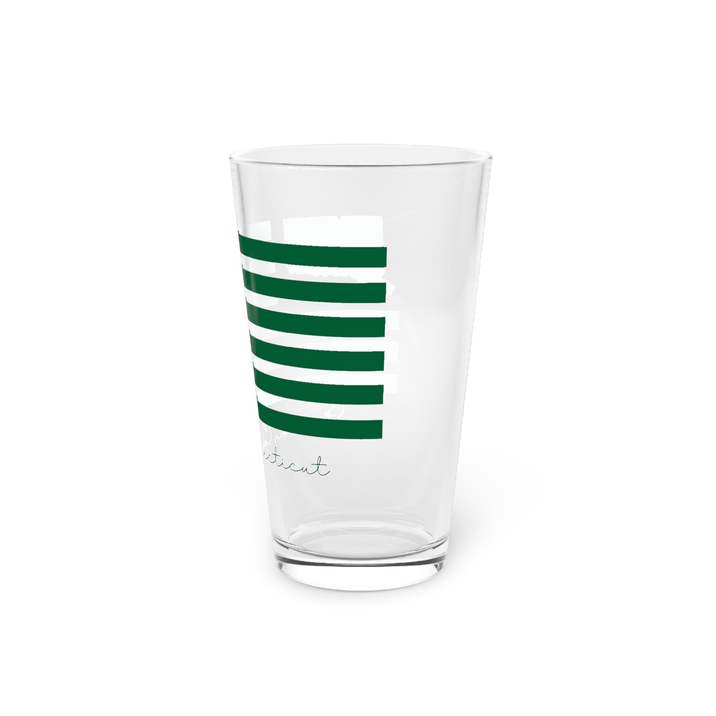 Sharon Connecticut St. Patrick’s Day Flag Pint Glass, 16oz