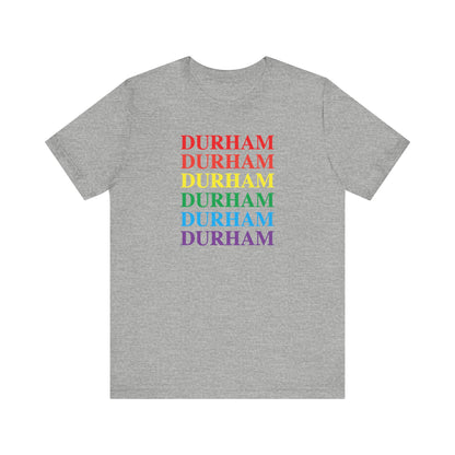 Durham Pride Unisex Jersey Short Sleeve Tee