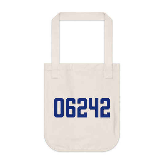 06242 Eastford Connecticut Zip Code Organic Canvas Tote Bag
