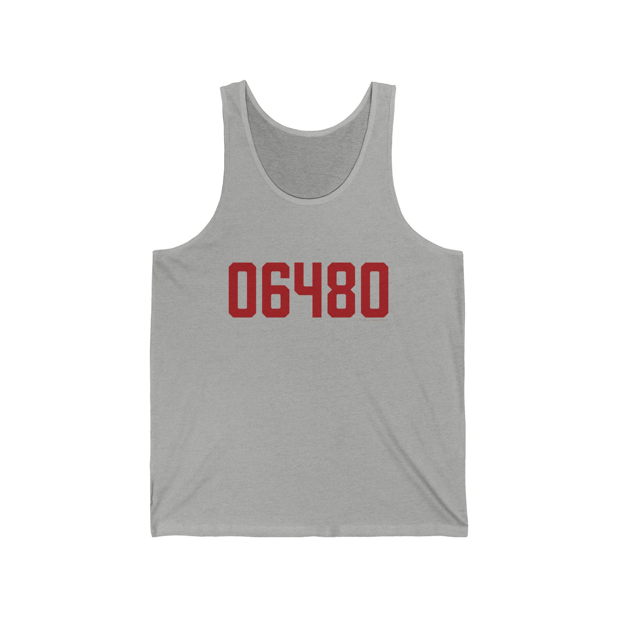 06480 Portland Connecticut Zip Code Unisex Jersey Tank Top
