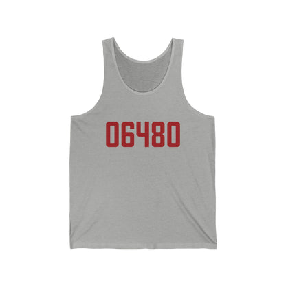 06480 Portland Connecticut Zip Code Unisex Jersey Tank Top