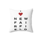 New Fairfield Vision Spun Polyester Square Pillow