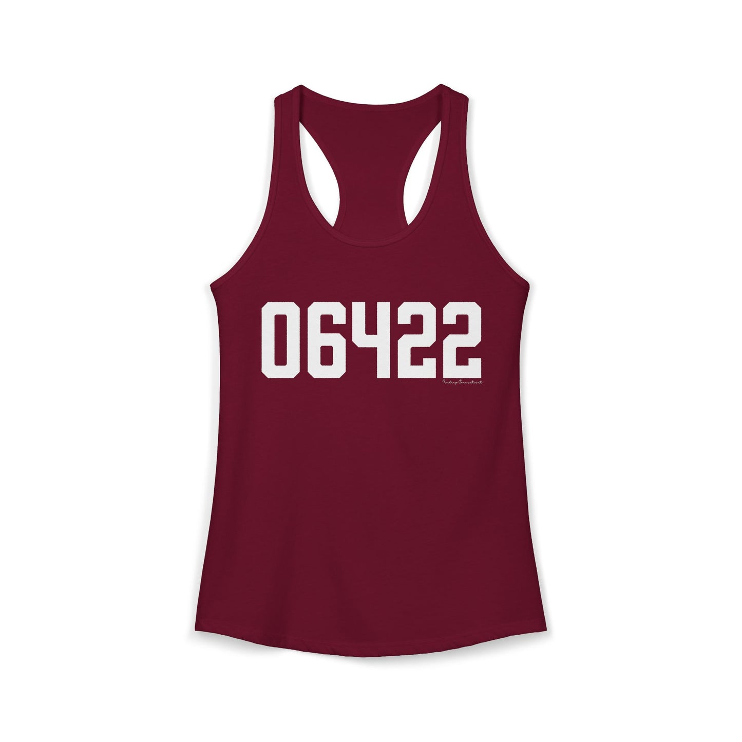 06422 Durham CT Zip Code Women's Ideal Racerback Tank Top