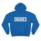 06883 Weston CT Zip Code Champion Hoodie Sweatshirt