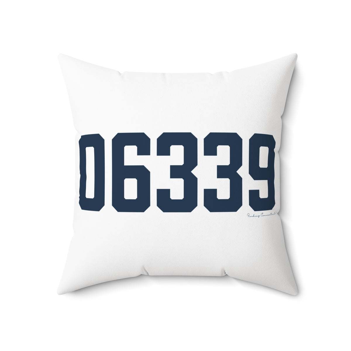 06339 Ledyard Connecticut Zip Code Spun Polyester Square Pillow