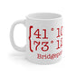 Bridgeport Coordinates Mug 11oz