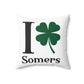 I Clover Somers Spun Polyester Square Pillow