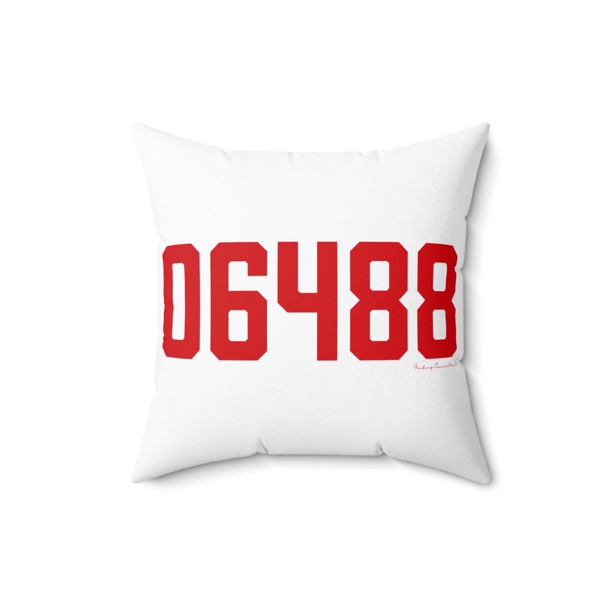 06488 Southbury Connecticut Zip Code Polyester Square Pillow