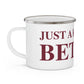 Just a kid from Bethel Enamel Camping Mug