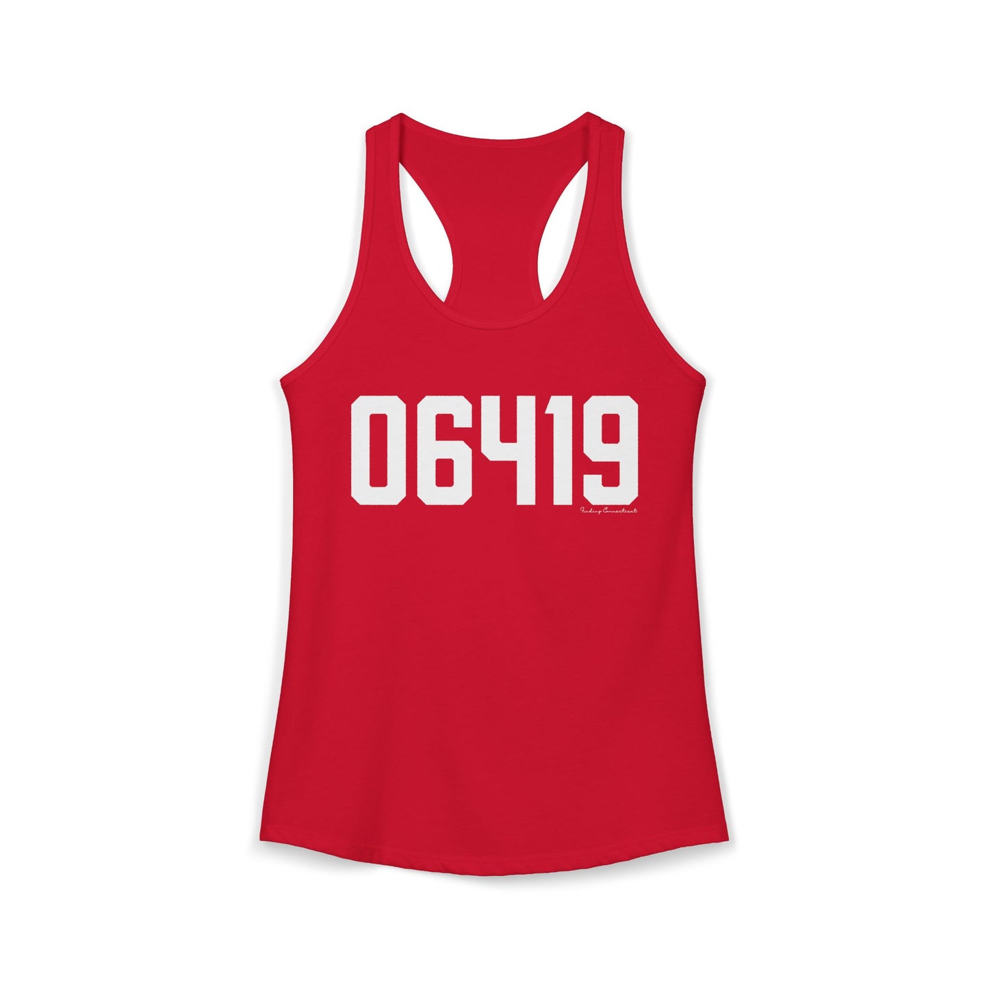 06419 Killingworth CT Zip Code Women's Ideal Racerback Tank Top