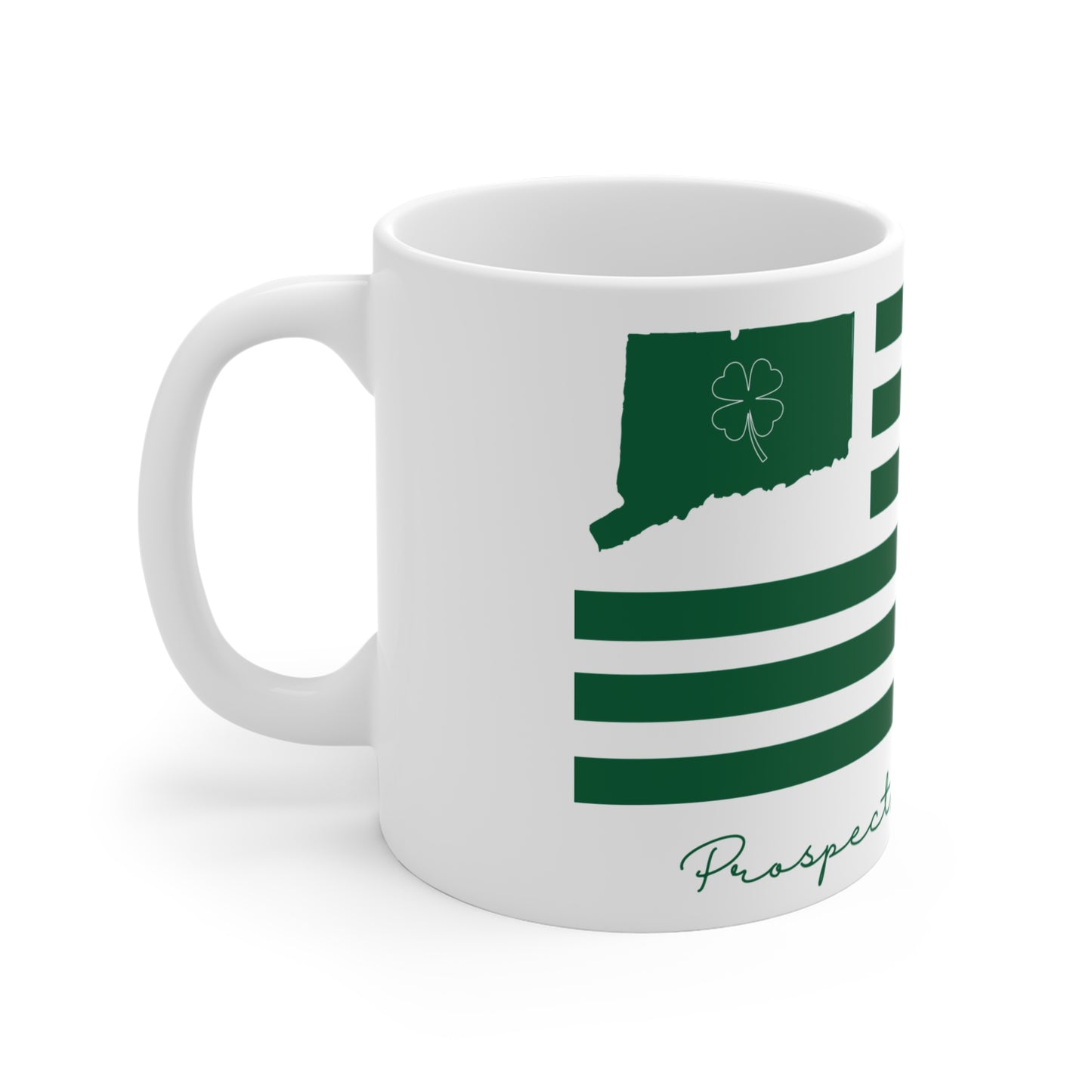 Prospect Connecticut St. Patrick’s Day Flag Mug 11oz