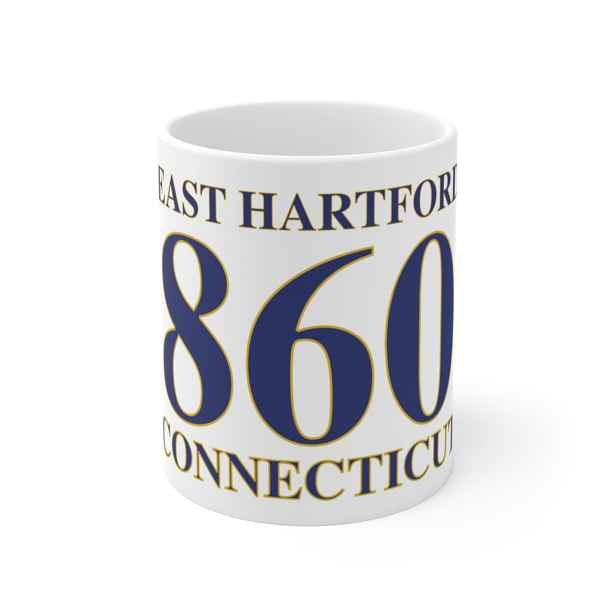 East Hartford 860 Connecticut Canton Mug 11oz