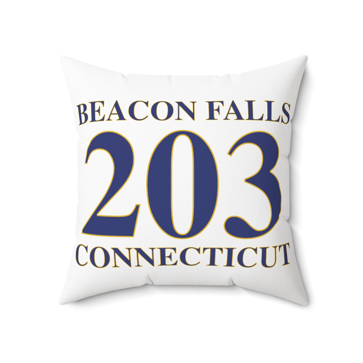 Beacon Falls 203 Connecticut Polyester Square Pillow