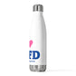 I Heart BKFD 20oz Insulated Bottle