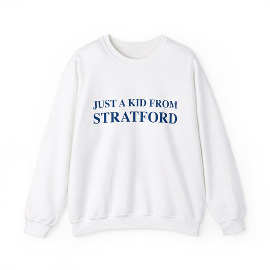 Just a kid from Stratford Unisex Heavy Blend™ Crewneck Sweatshirt