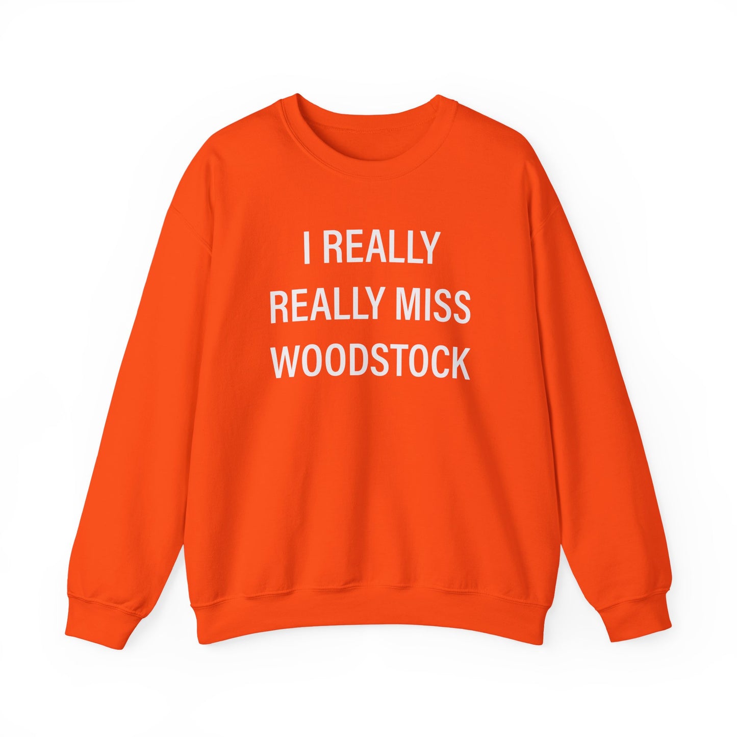 I Really Really Miss Woodstock Unisex Heavy Blend™ Crewneck Sweatshirt