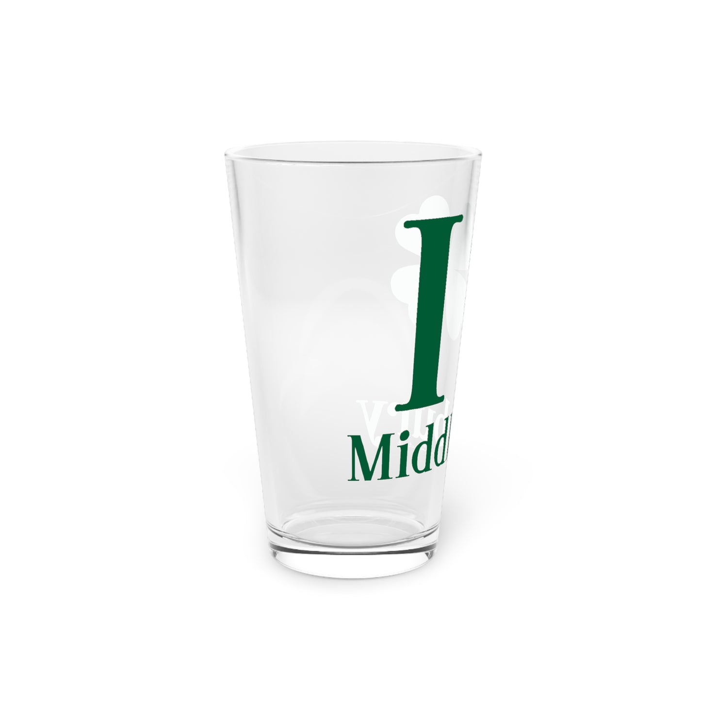 I Clover Middlebury Pint Glass, 16oz