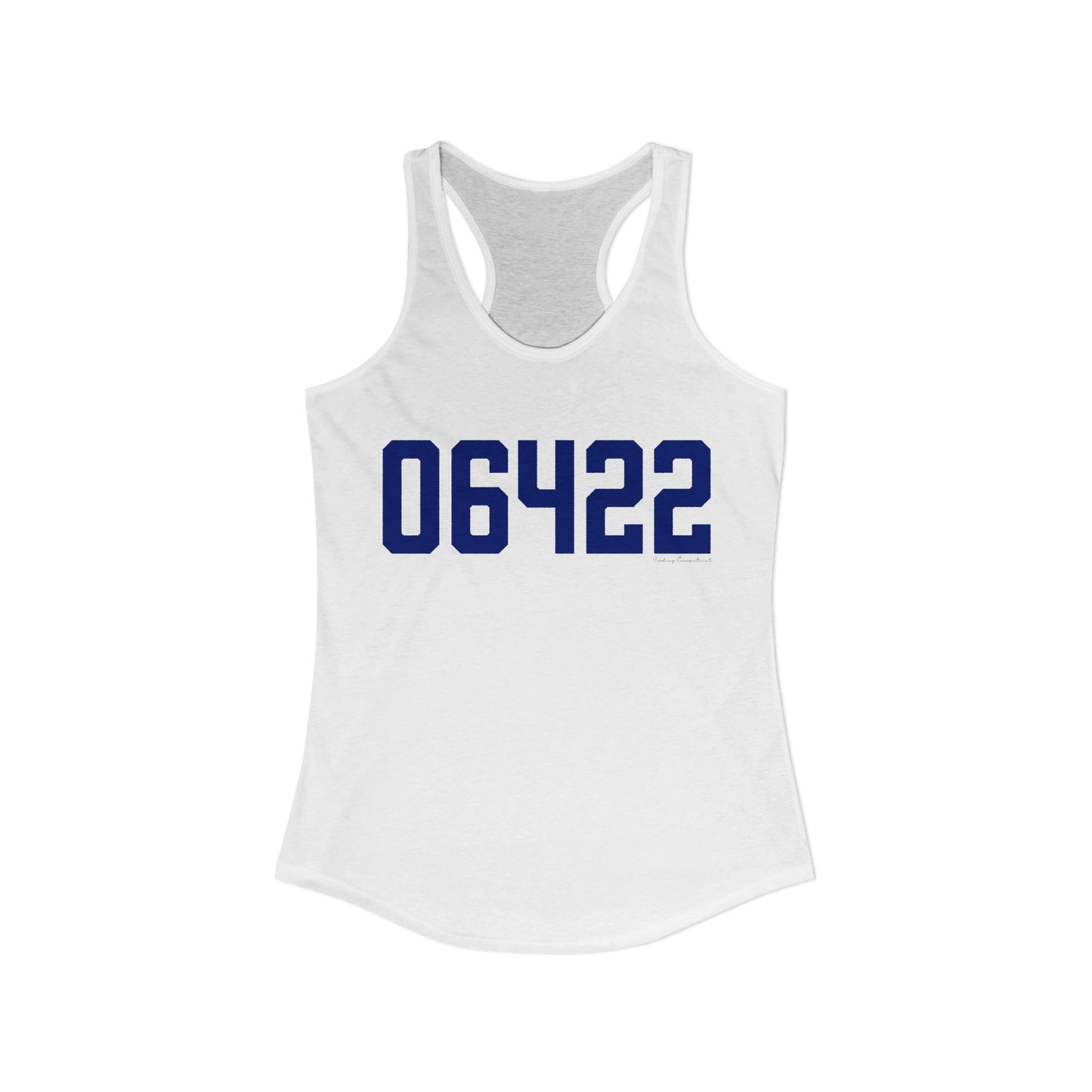 06422 Durham Connecticut Zip Code Women's Ideal Racerback Tank Top