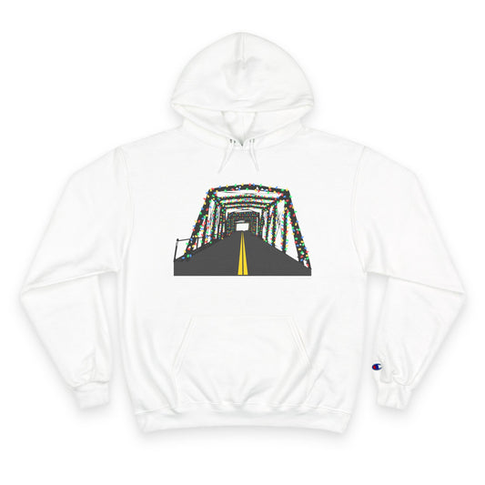 Saugatuck Bridge Lights Champion Hoodie Sweatshirt