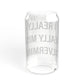 I Really Really Miss Silvermine Sipper Glass, 16oz