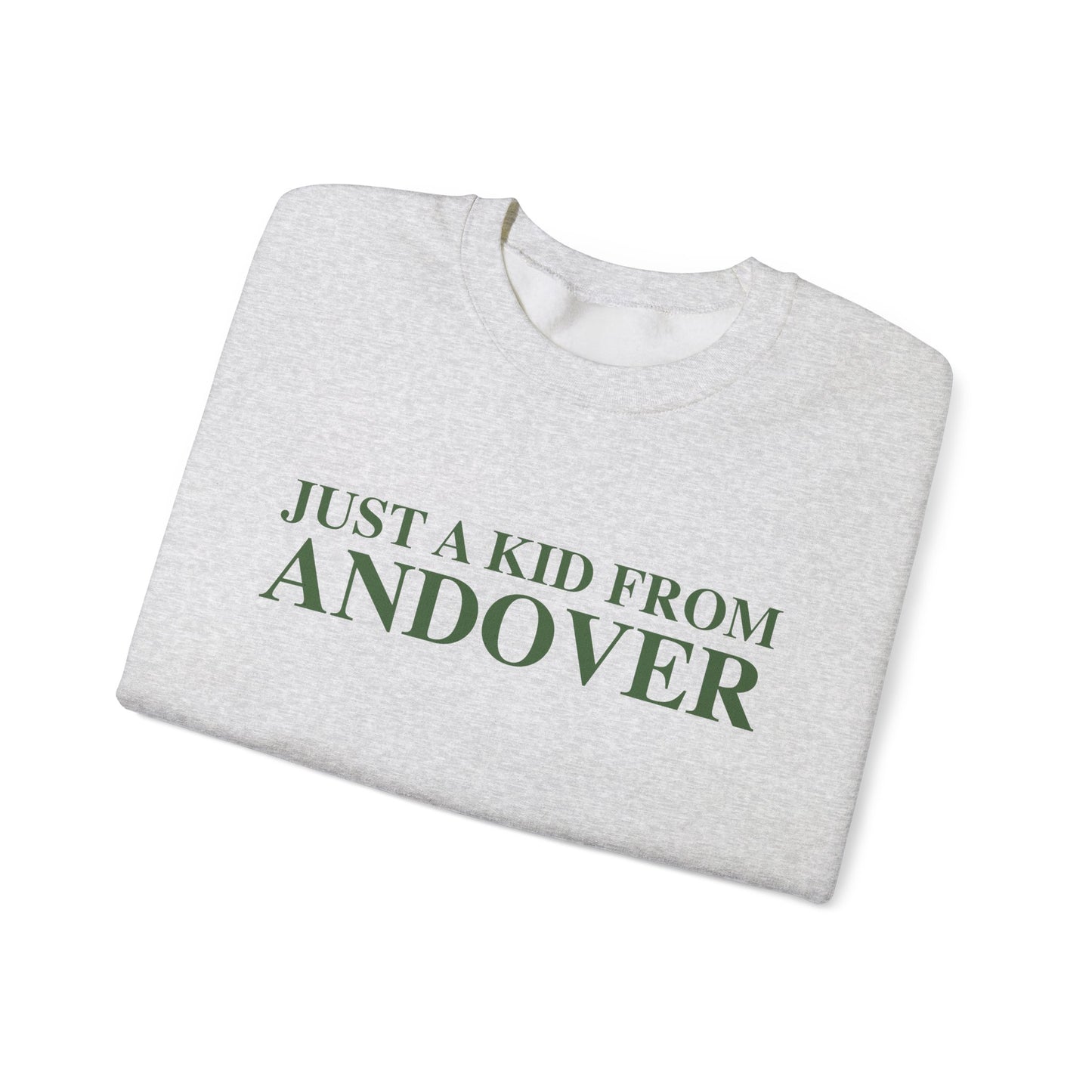 Just a kid from Andover Unisex Heavy Blend™ Crewneck Sweatshirt
