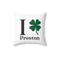 I Clover Preston Spun Polyester Square Pillow