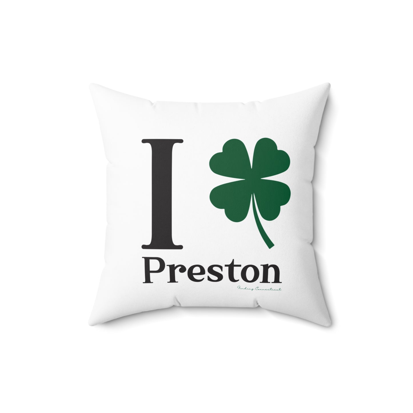 I Clover Preston Spun Polyester Square Pillow