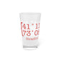 Stratford Coordinates Pint Glass, 16oz