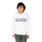 Just a kid from Westport Youth Heavy Blend Hooded Sweatshirt