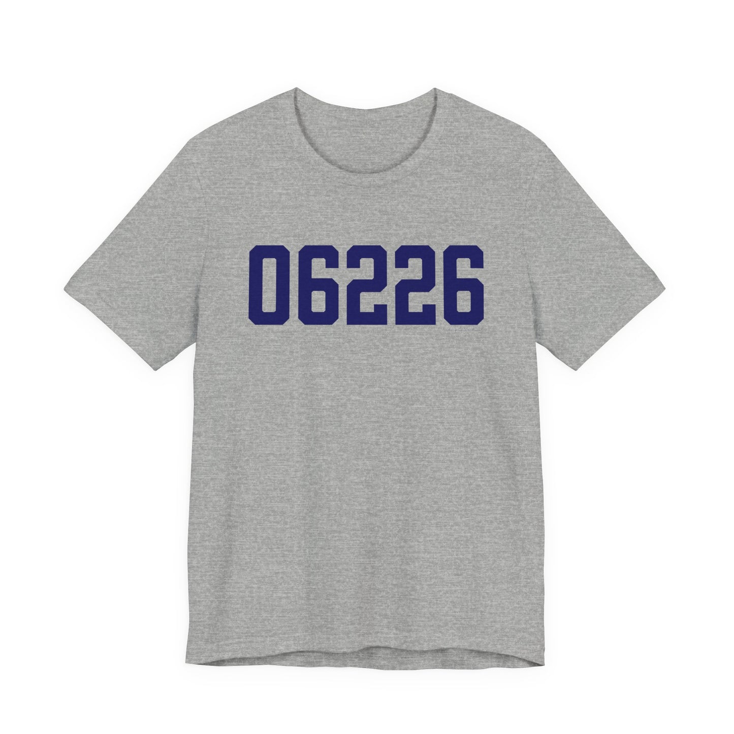 06226 Willimantic Connecticut Zip Code Unisex Jersey Short Sleeve T-Shirt