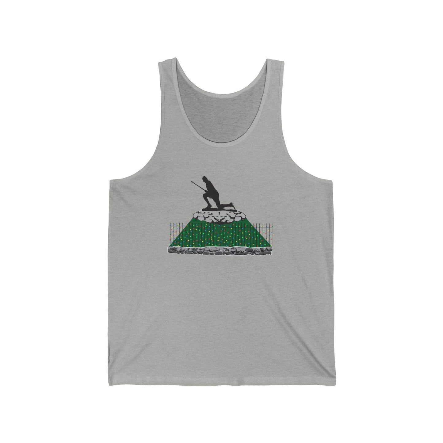 Minuteman Holiday Lights Unisex Jersey Tank Top