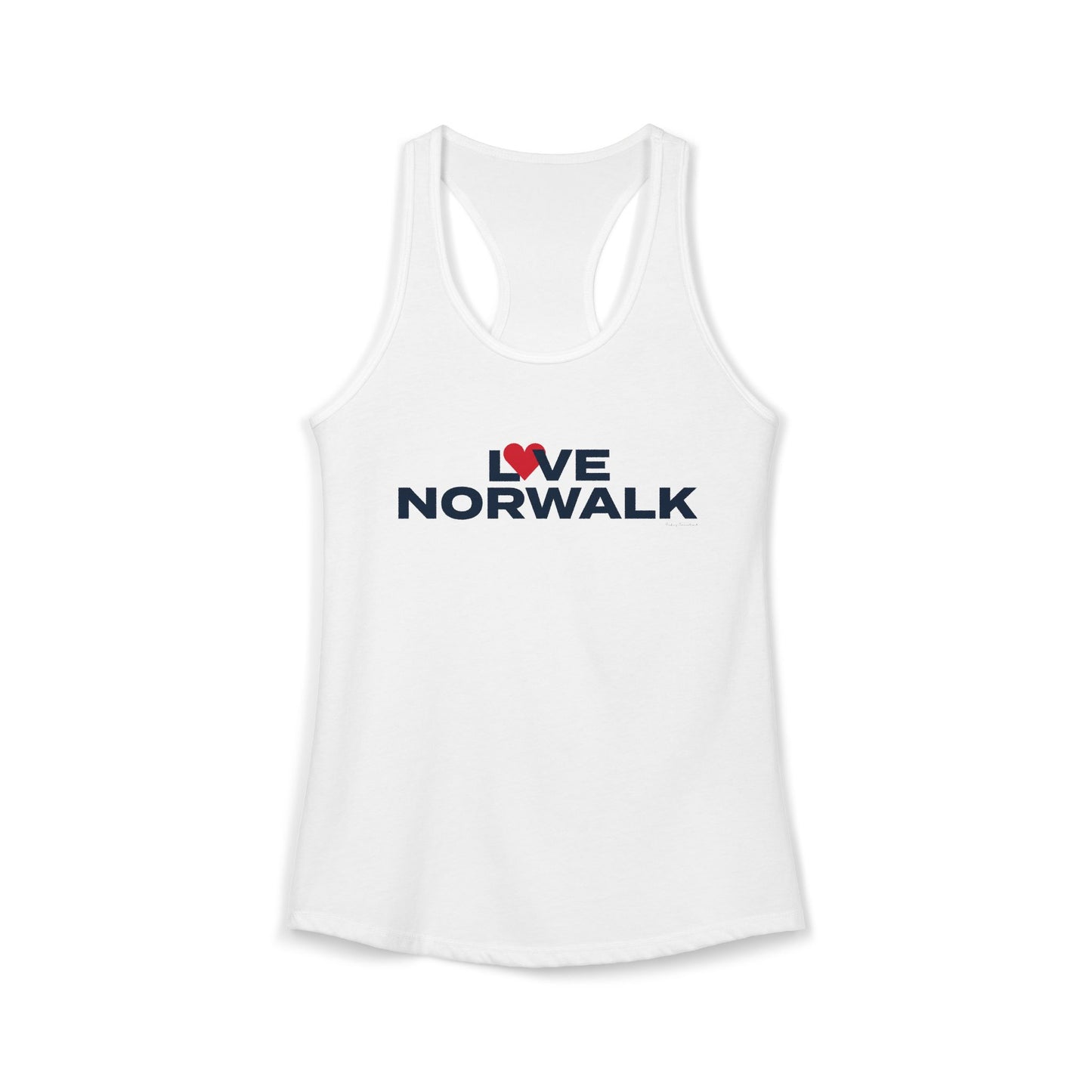 Love Norwalk Women's Ideal Racerback Tank Top