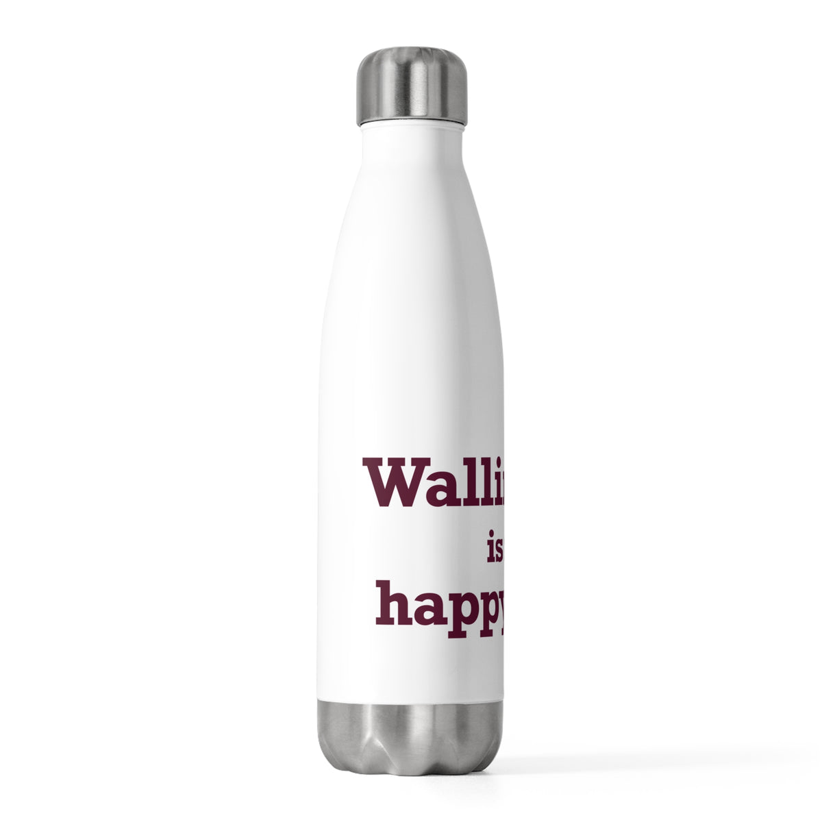 Wallingford is My Happy Place 20 oz Insulated Bottle