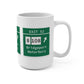 Vintage Merritt Parkway Exit 52 Sign Mug 15oz