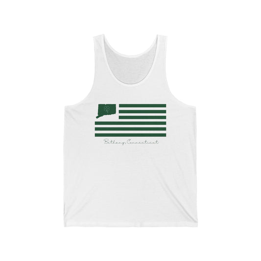 Bethany Connecticut St Patrick’s Day Flag Unisex Jersey Tank Top