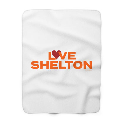 Love Shelton Sherpa Fleece Blanket