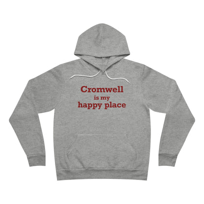 Cromwell is My Happy Place Unisex Sponge Fleece Pullover Hoodie
